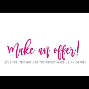 Offers are welcome!
